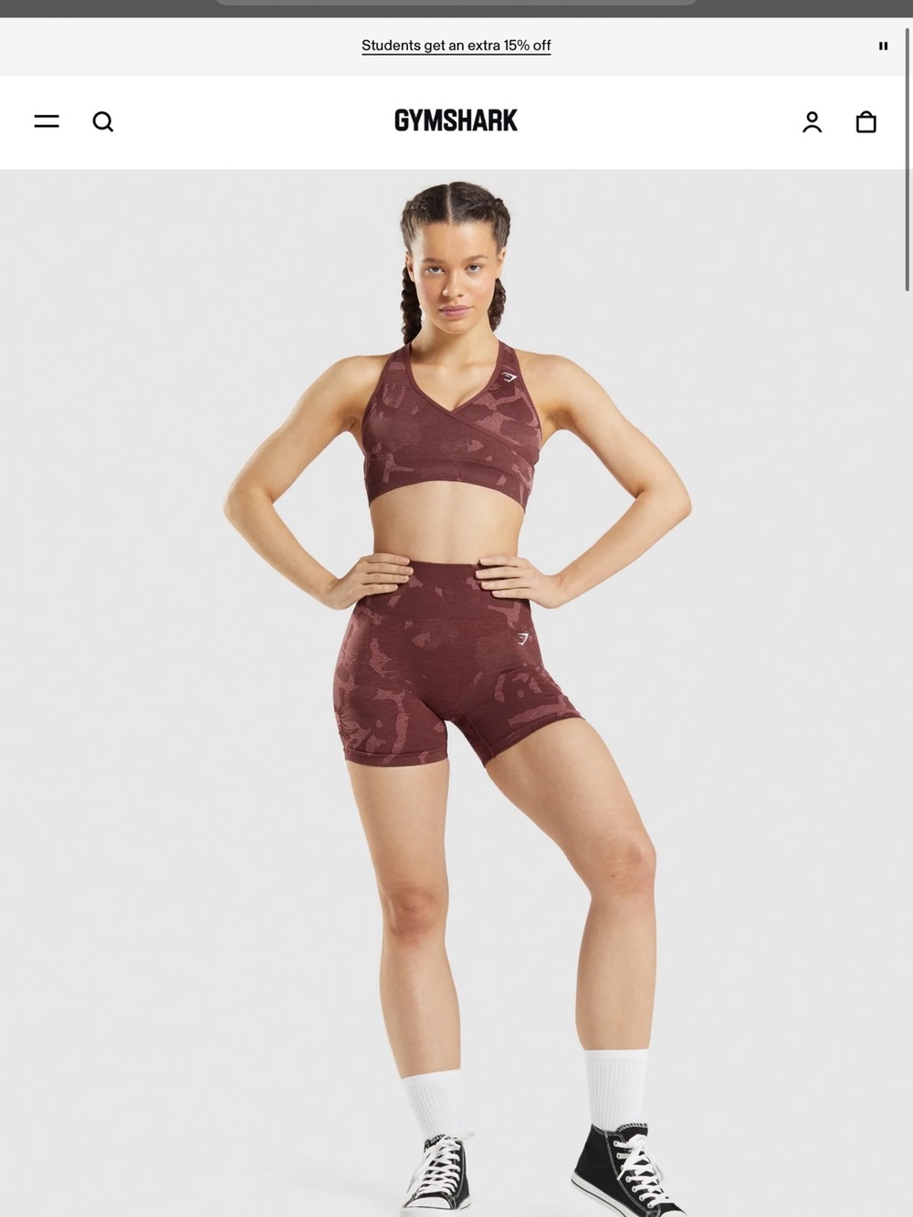 Gymshark camo set